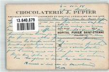 42000 Saint-Etienne 1918 - Chocolat Pupier Oldtimer Französisches Rotes Kreuz Hospital