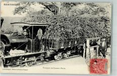Eisenbahn Zuckerrohrtransport Frankatur vorne