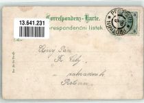 Prachatice Prachatitz 1900 Lithographie Mädchenpensionat