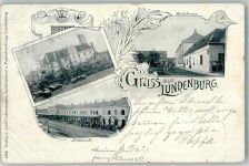 Breclav Lundenburg 1899 - Schloss Liechtenstein Bräuhaus Bahnhof