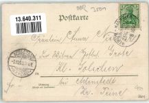 39590 O3501 Hämerten 1903 Lithographie Bahnhof Postamt Elbbrücke Dorfstraße Bahnpost Berlin-Hannover
