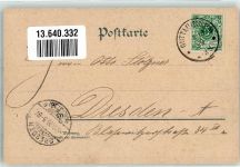 Neudorf Nowice 1899 Lithographie Neues Schloß Gasthaus Schmidt Altes Schloß Stanzpappenfabrik Schlerath