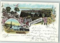 Apenrade Aabenraa 1900 Lithographie hafen Norder Chaussee