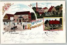 39539 O3521 Kümmernitz 1902 Lithographie Dampfmühle Gasthaus zur Erholung Forsthaus