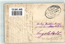 Weigwitz Witowice 1915 - Bahnpost Breslau-Mittelwalde Zug 518 Bäckerei Scholz