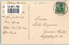 39579 O3501 Badingen b Stendal 1914 - Post Neues Schulhaus Pfarrhaus Kirche