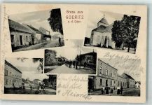 Göritz a. d. Oder Gorzyca 1909 - Dorfansicht