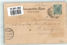 Niemes Mimon 1904 Lithographie Hotel Leder