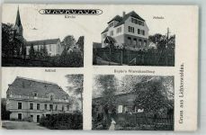 Bunzlau Boleslawiec 1911 - Lichtenwaldau Schule Schloss Warenhandlung Rapke