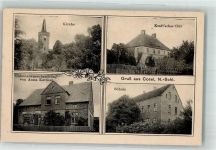 Cosel Kozle 1911 - Kirche Gut Kraft Schule