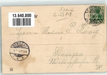 Steinau an der Oder Scinawa 1906 - Dieban Pfarrhaus Kirche Schloss