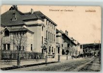Litomerice Leitmeritz 1913 - Villenviertel mit Turnhalle