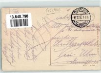 Ostrowo Ostrów Wielkopolski 1916 - Bahnhofstraße Hotel Vier Jahreszeiten