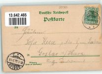 31860 W3254 Grohnde 1902 Lithographie Domaine Dorfstraße Kirche