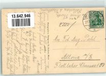 25709 W2222 Marne , Holst 1915 - Villen Radfahrer