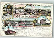Arys Orzysz 1904 Lithographie Kaserne Casino