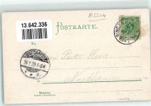 99765 O5504 Heringen , Helme 1899 Lithographie Schloß Osermühle Rathaus Zuckerfabrik
