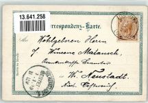 Mohelnice Müglitz 1899 Lithographie Loschitz Ort lt. Recherche Rathaus