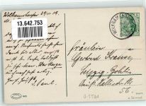 99735 O5501 Wolkramshausen 1909 - Kaliwerke Ludwigshall Elektr. u. chem. Fabriken Wolkramshausen Casino Eckmangel
