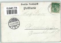 24582 W2352 Bordesholm 1902 - Gasthaus Bustorff Garten Kegelbahn Bahnhof Bahnpost Hamburg-Kiel Zg. 31