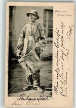 35625 W6338 Rechtenbach , Hess 1902 - Woidel Jeffy Trommler Ort lt. Stempel