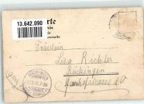63477 W6457 Dörnigheim 1906 Lithographie Gasthaus zur Mainlust Main-Raddampfer