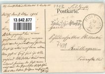 73760 W7302 Ruit auf den Fildern 1916 - Handlung Fritz Pfarrhaus Ruiter Kirche