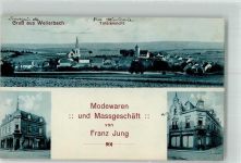 67685 W6751 Weilerbach , Pfalz - Maß- und Modegeschäft Franz Jung