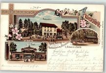 58239 W5840 Schwerte Lithographie Gasthaus zum Freischütz