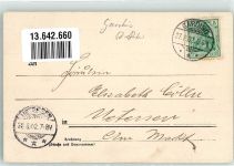 25836 W2256 Vollerwiek 1902 - Kirche Schule Kirchspielskrug