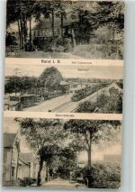 25358 W2203 Horst Holstein 1919 - Hof Dannwisch Bahnhof Bahnhofstraße
