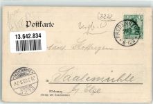 W3222 Freden Leine Kalisalzbergwerk Hohenzollern Salzbergwerk 1903
