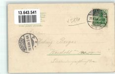 58553 W5884 Oberbrügge 1904 Lithographie Hotel Süderland Eisenbahn