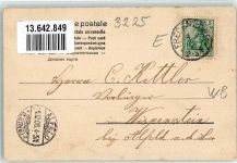 31084 W3222 Freden Leine 1906 - Gross Freden Geschäftshaus Hoffmann Spiegelglasfabrik Leinebrücke