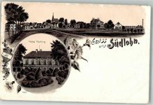 46354 W4286 Südlohn Lithographie Hotel Föcking
