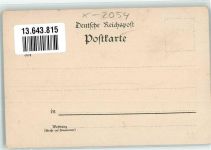 21502 W2054 Geesthacht Lithographie Gemeindeschule Kaiserl. Postamt