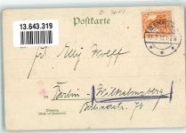 02625 O8601 Kleinwelka 1917 Gebrauchsspuren Lithographie Knaben- und Mädchen-Anstalt