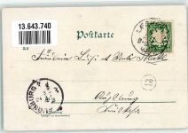 86983 W8923 Lechbruck 1900 Lithographie Bahnhof