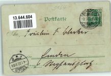 31303 W3167 Burgdorf , Kr Hannover 1902 Lithographie Kaiserl. Postamt