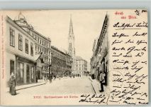 1180 Wien 18. Bezirk, Währing 1901 - Martinsstraße m. Kirche