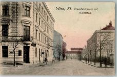 1110 Wien 11. Bezirk, Simmering 1917 - Braunhubergasse m. Volksschule