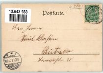 18246 O2621 Rühn 1901 - Schloss Kirche