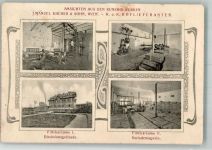 1230 Wien 23. Bezirk, Liesing 1911 - Atzgersdorf Kunerolwerken Emanuel Khuner u. Sohn Direktionsgebäude Verlademagazin
