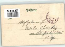 4600 Schleißheim 1898 Lithographie Schloss Dietach