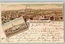 88416 W7955 Ochsenhausen 1897 Lithographie Kloster Ochsenhausen