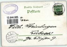 31303 W3167 Burgdorf , Kr Hannover 1898 Lithographie Schloss