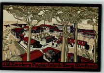 51427 W5060 Bergisch Gladbach Lithographie Keine AK Papierfabrik J. W. Zander