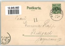 88512 W7947 Mengen , Württ 1899 Lithographie Hotel Bayer Bahnhof Krankenhaus Am Stadtgraben