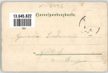 93462 W8496 Lambach , Niederbay Lithographie Sparkasse Nördliche Ortsansicht