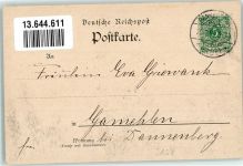 29451 W3138 Dannenberg Elbe 1897 Lithographie Waldemarturm Prochaska Denkmal Bahnhof